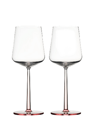 Iittala Essence rödvinsglas 45 cl ros 2-pack Glas Rosa