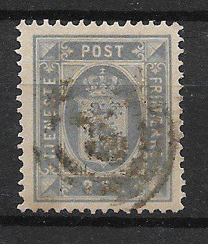 Danmark 1871 - AFA Tjenestemærke 1 - Stemplet