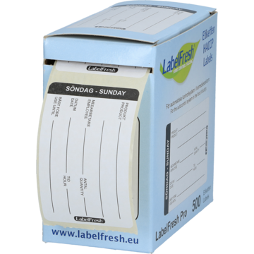 ETIKETT LABELFRESH SUNDAY