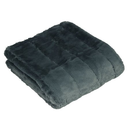 Riva Paoletti Empress Throw 130x180cm Charcoal