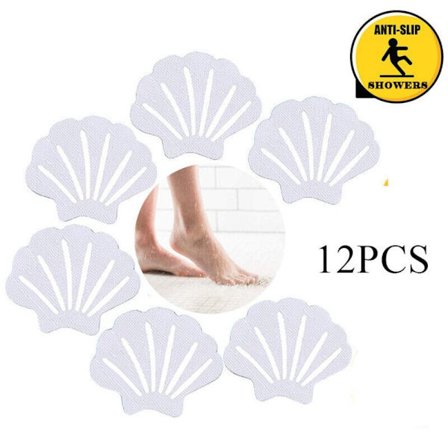 Kylpyhuoneen kylpytarrat liukastumista estävät tarrat VALKOINEN VALKOINEN