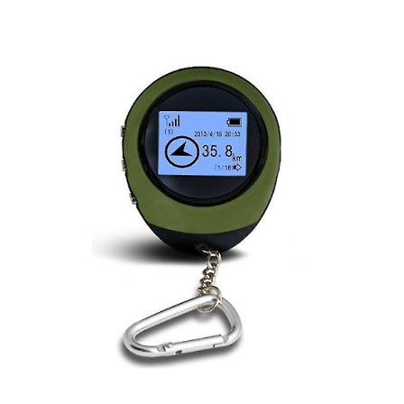 {hw} Mini håndholdt GPS-navigationsmodtager, bærbar udendørs vandring, elektronisk længde- og breddegradshøjde navigation