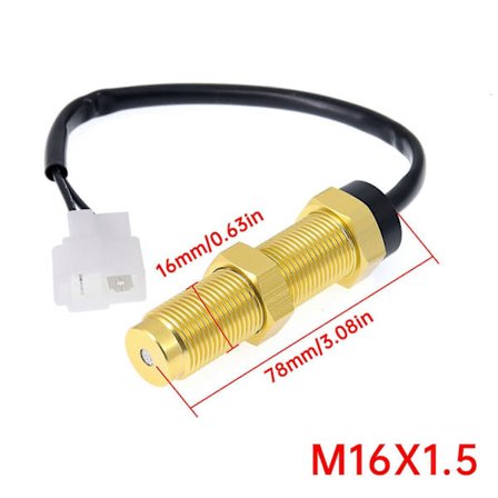 85mm Turteller 3000RPM 4000RPM 6000RPM Lastebil Bil Båt Dieselmotor Turteller RPM Måler M18 / M16 Bil Båt Turteller Sensor Kvalitetsgaver