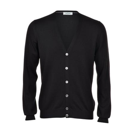 Gran Sasso, Cardigan Zwart, Heren, Maat:L