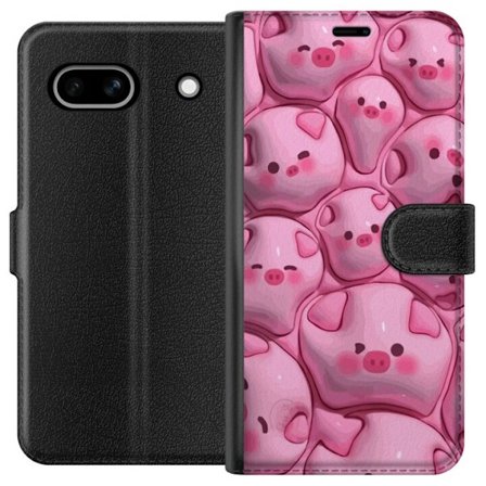 Kompatibelt Plånboksfodral till Google Google Pixel 7a Bubbliga Grisar