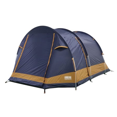 Urberg 4-person Tunnel Camping Tent tunnel tents Blue OneSize