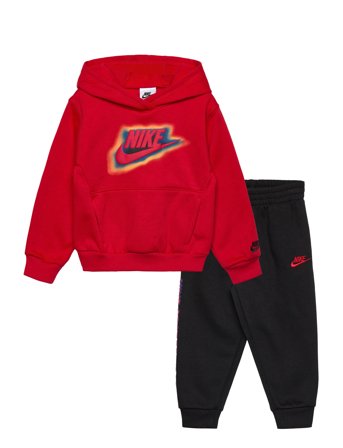 Nike F8-Fleece Pant Set - Red - 98/104