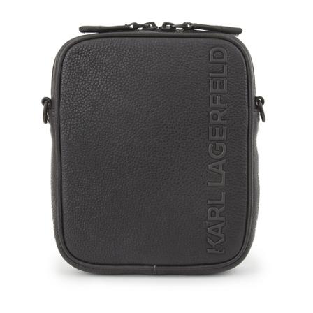 Karl Lagerfeld, Cross Body Bags Zwart, Heren, Maat:ONE Size