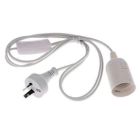 Sladd med lamphållare E27 och strömbrytare, AU-kontakt [DB]