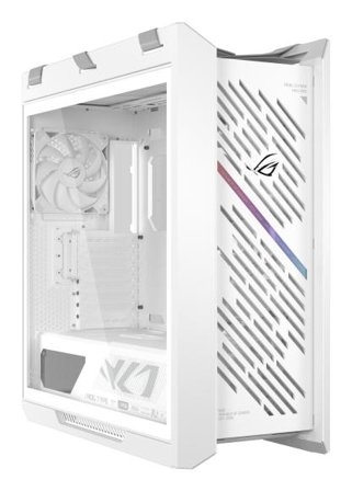 ASUS ROG STRIX HELIOS II GX601S EATX mid-tower gaming case with dual TG side panels - White