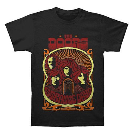 The Doors Strange Days Vintage Poster Svart T-shirt