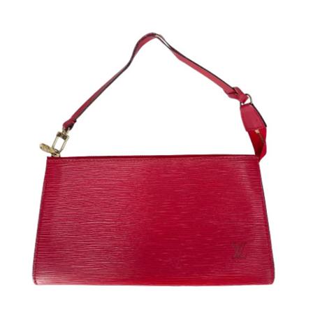 Louis Vuitton Vintage Pre-owned Leather louis-vuitton-Väska röd, Dam Vintage Väskor, Dam, Storlek: ONE SIZE