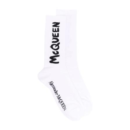 Alexander McQueen socks Hvid, Herre Strømper