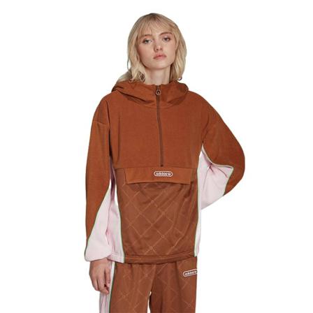 Adidas Originals - Hoodies - Brun - Dam - Storlek: 3xs, Dam, Storlek: 3XS