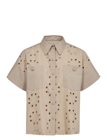 Mmtazhi Cotny Shirt Beige MOS MOSH