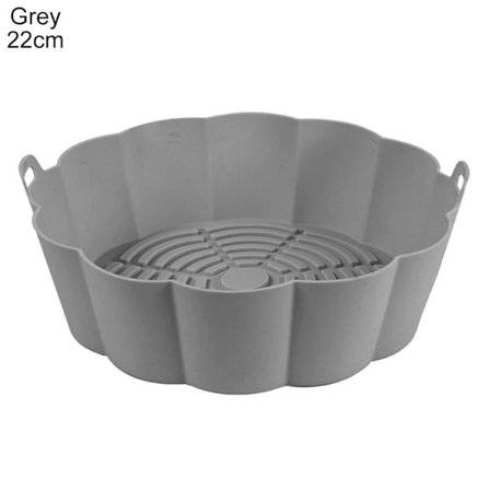 Air Fryer Silikone Pad Til Air Fryer 22CM GRÅ