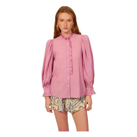 Antik Batik, Yvonne blouse Różowy, Kobieta, Rozmiar: L