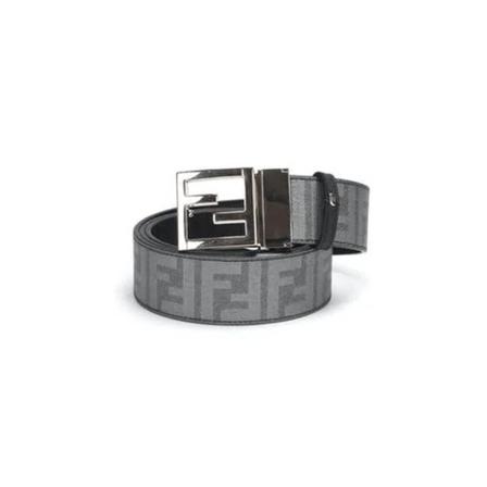 Fendi Vintage Pre-ownedLæderbaelter Grå, unisex Vintage Accessories, Størrelse: ONE Size