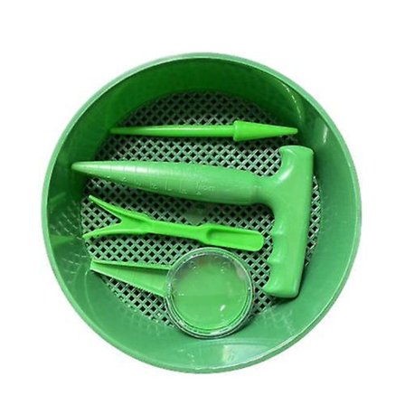 5-osainen Kasvien Siirtotyökalujen Sarja Siemenjakaja Istutuslaite Puutarhan Siivilä Siemenviljelijä