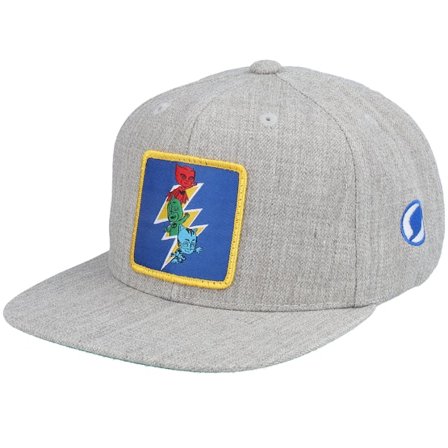 Kinder PJ Masks - Grau snapback Cap - Kinder Lightning Grey Snapback @ Hatstore