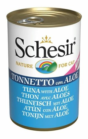 Schesir Tonnetto Con Aloe Cibo Umido Per Gattini Lattina 140g