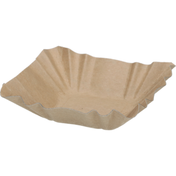 Demo fat papir brun 9x9x3cm