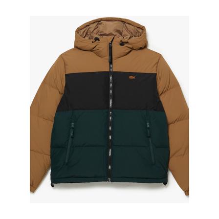 Lacoste, Winter Jackets Groen, Heren, Maat:L