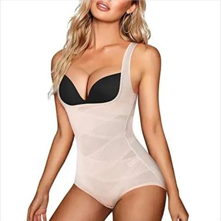 Dam Helkroppsformare Waist trainer Butt Lifter Shapewear Body Magkontrollbälte Slimbyxa Underkläder Fajas Colombianas Top Skin L