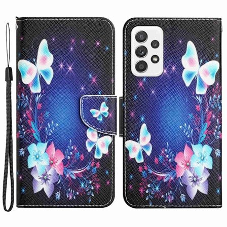 Wonderland Samsung Galaxy A52s 5G / A52 5g / A52 Läppäkotelo - Perhonen