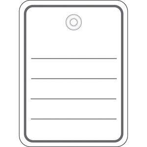 Herma Stückwarenanhänger 48x65 mm mit Kunststofföse 1000 St.