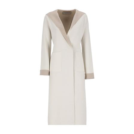 D.Exterior, Single-Breasted Coats Beige, Dames, Maat:S
