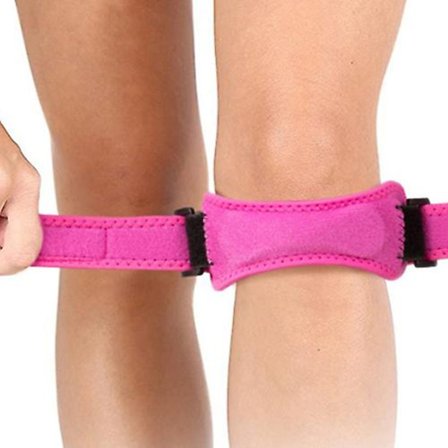 1Pari säädettävää urheilupolvisuojaa Polvituki Tuki Polvisuoja Hihna