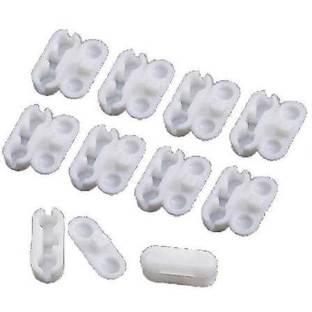 10 st/lot Plast Rullgardiner Dragsko Koppling Gardin Kedjekoppling