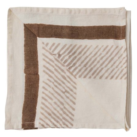 Tell me more Ella lautasliina, ruskea