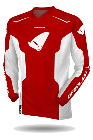 UFO Oblivion Crosströja Röd/Vit L