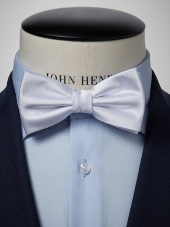 John Henric Men's Weiße Fliege Size Pre-tied