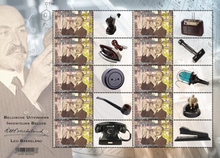Belgien - Leo Baekeland - Postfrisk ark