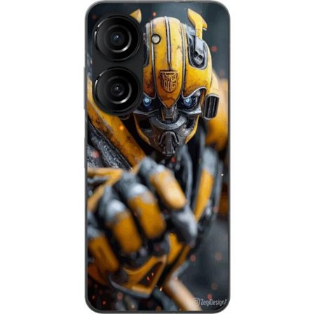 Kompatibelt Mobildeksel til Asus Zenfone 10 Bumblebee-roboten Transformers gul mecha action sci fi kriger detaljert cyberpunk helt maskin rustning fil