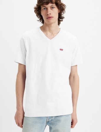 Levi's Original Hm Vneck White - White - XL