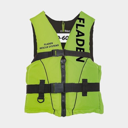 Gilet de voile Fladen Fishing Classic II 50N, vert, Small (30 - 50 kg)