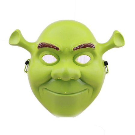 Grøn Shrek Maske Party Overhead Cover Halloween Cosplay Rekvisit Til Børn