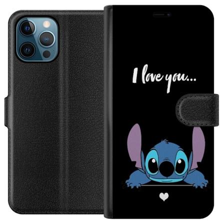 Apple iPhone 12 Pro Max Lompakkokotelo Stitch Min Rakastan S