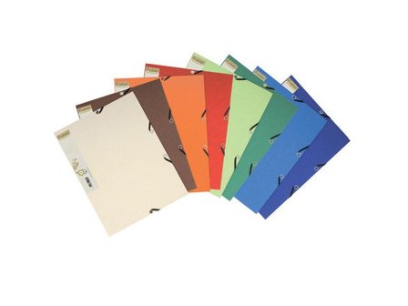 EXACOMPTA Gummibandsmapp FOREVER 3-klaff A4 sorterade färger 25/fp - Lyreco - Kontorsmaterial - Mappar och plastfickor - Gummibandsmappar 3-klaff - 