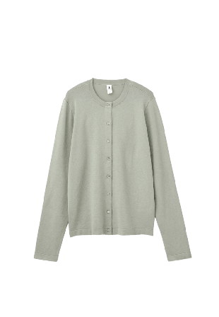 Å WOMAN Cardigan INGRID Stickat Grön XS