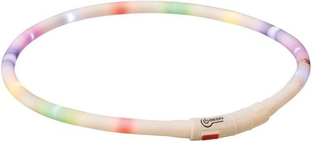 Trixie Flash Light Ring USB Silikon XS-XL Multifärg