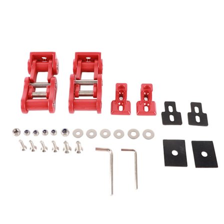 CNC Aluminium Legering Hættelåse Passer til Jeep Wrangler JK JKU 2007 2018