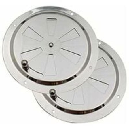 2 stk Runde Ventilasjonsrist, Ventilasjonsrist 125 mm