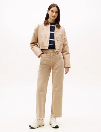 Tommy Jeans Tjw Layla Hr Slim Str Raw Edge - Beige - 27 x 32