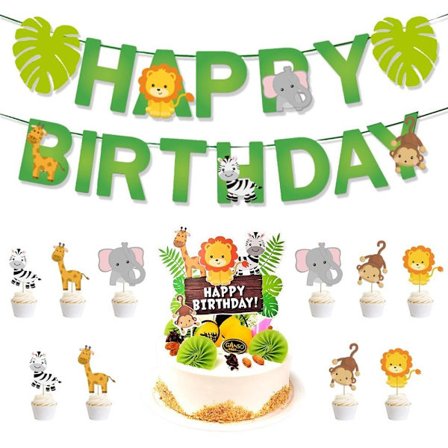 Gratulerer med dagen Bannerhengende papirsett TRE SETT STIL 2