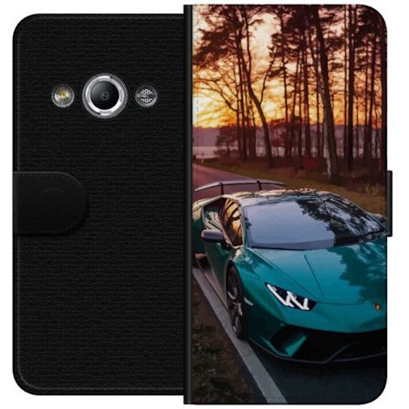 Kompatibelt Lommeboketui til Samsung Galaxy Xcover 3 Sportbil Lamborghini Racing Supersportsbil
